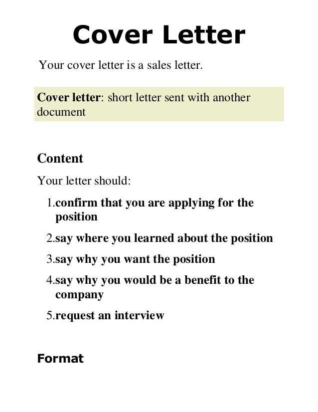 free cover letter template download