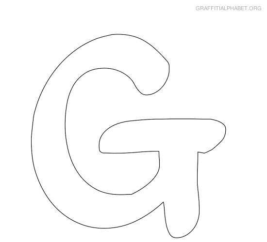 easy cut letter template