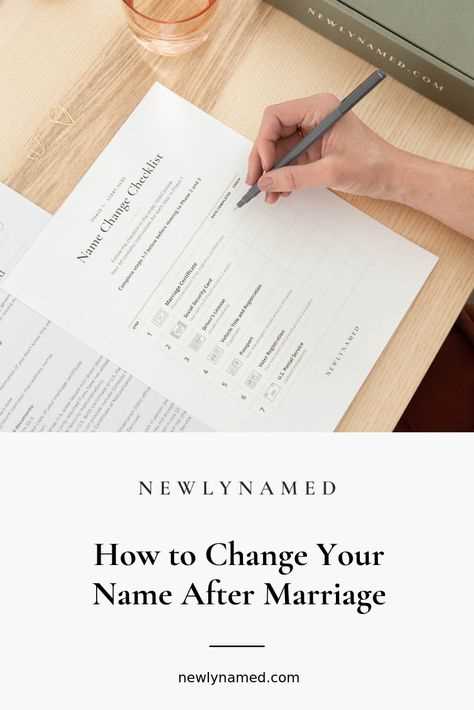 name change template letter after marriage