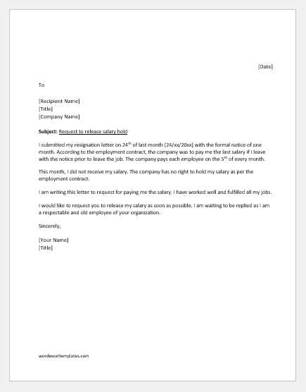 grievance letter template uk