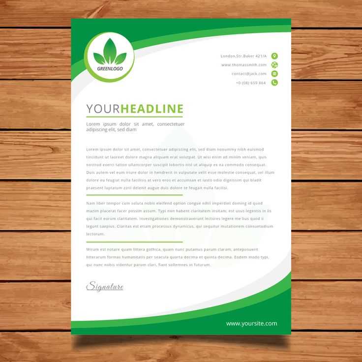 cover letter letterhead template