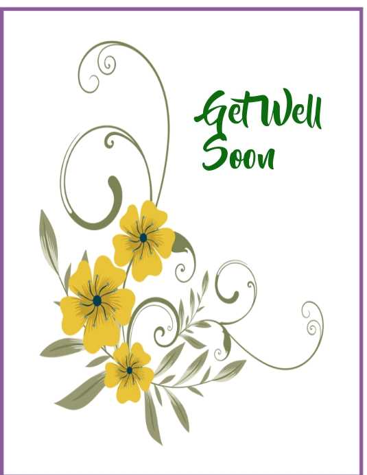 get well soon letter template