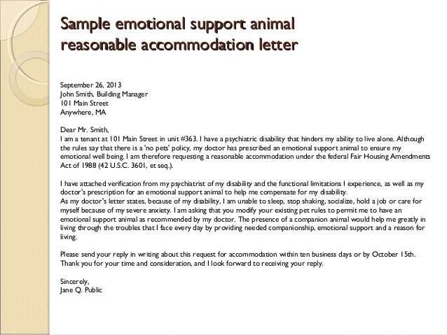 service animal letter from doctor template