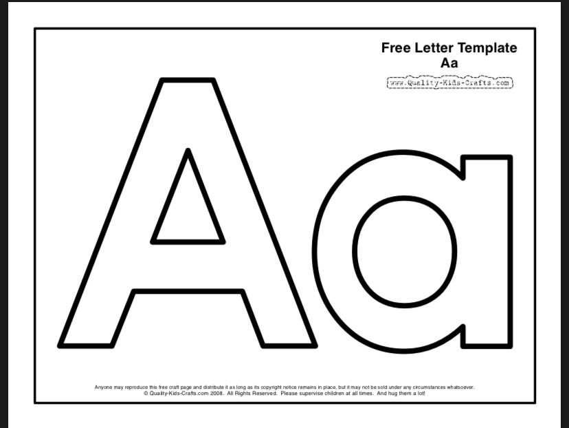 black letter template