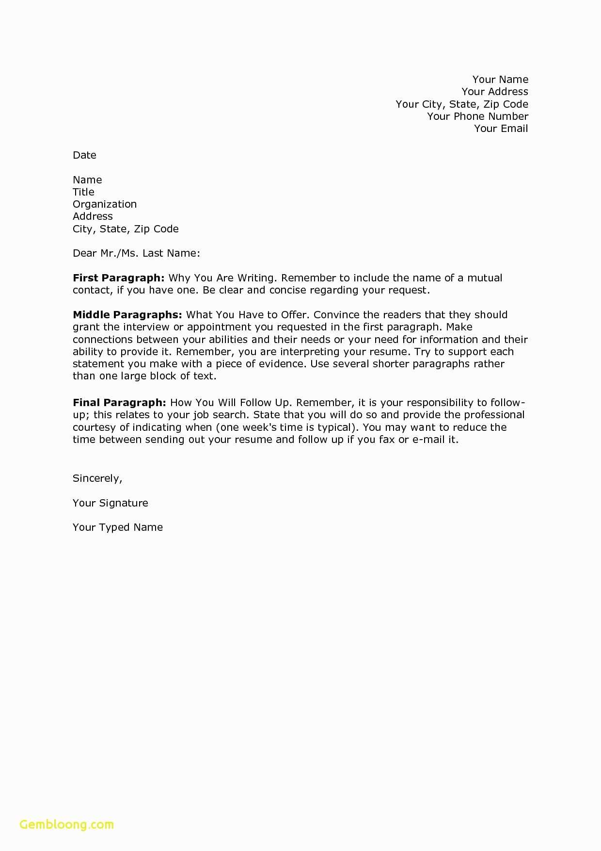 application letter template doc