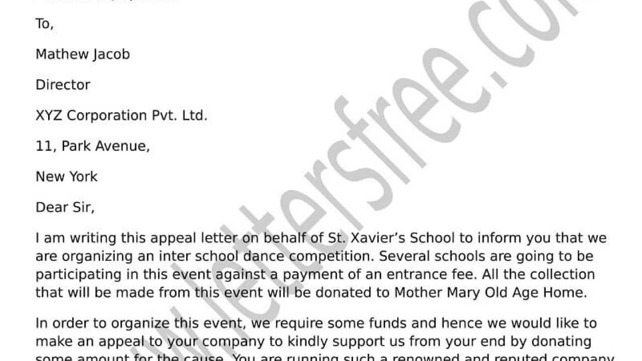 scholarship appeal letter template