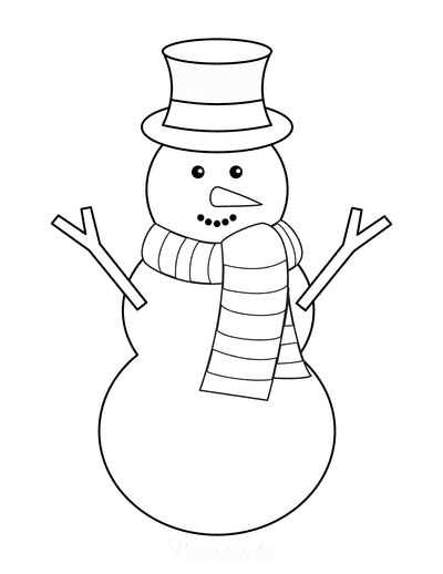 snowman letter template