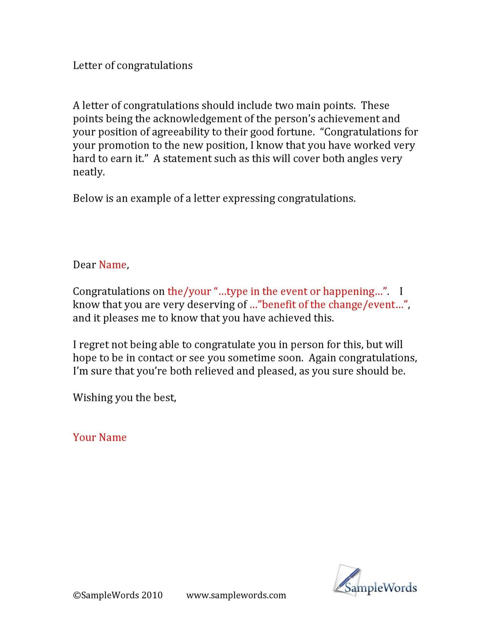 diplomatic letter sample template