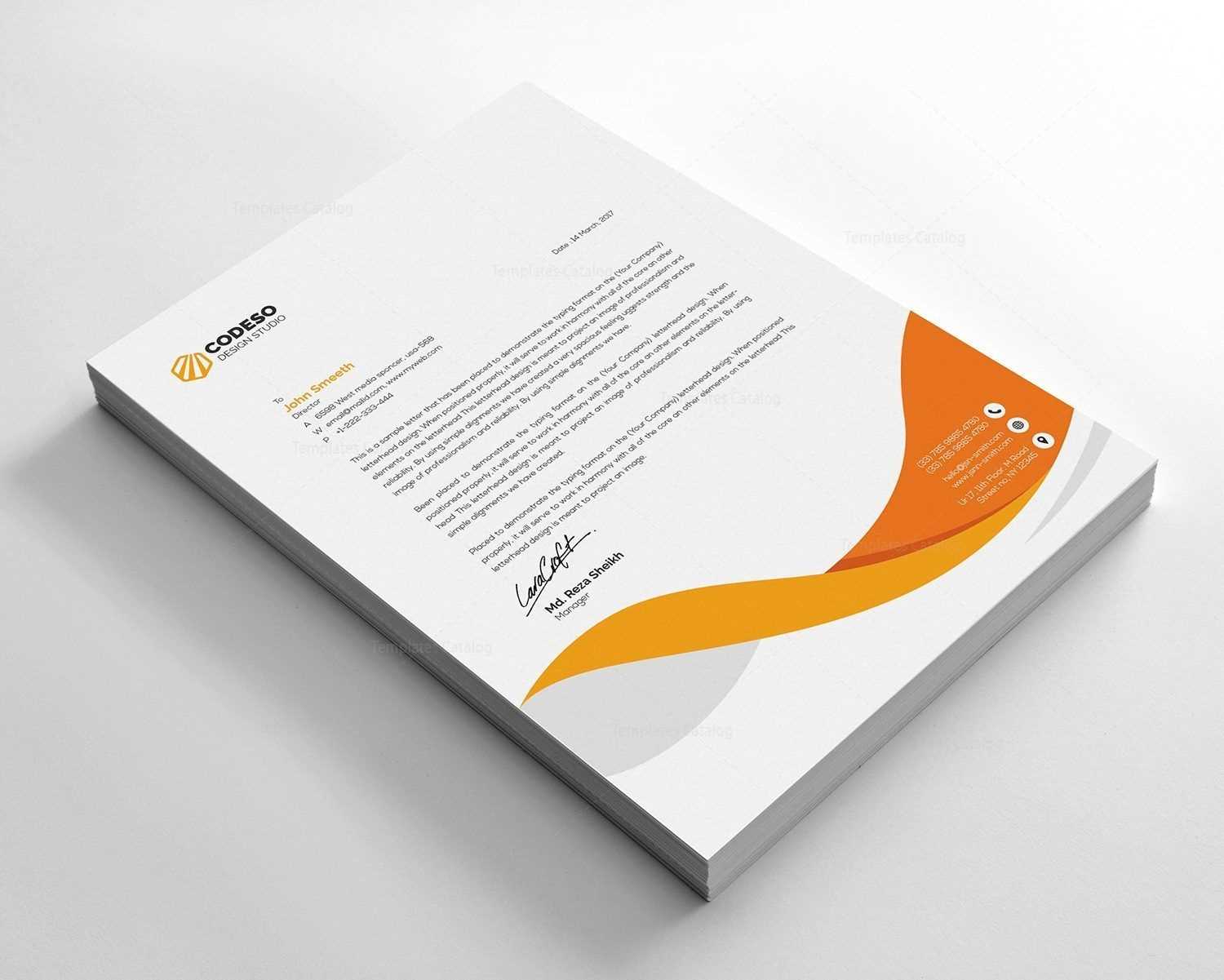 letter size brochure template