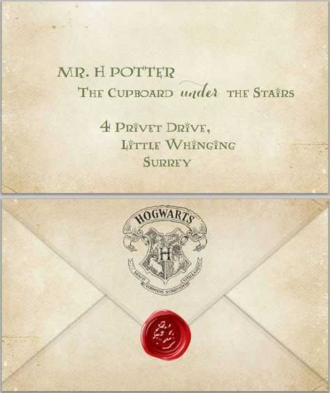 harry potter acceptance letter envelope template printable