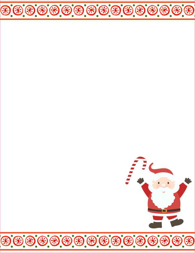 free word santa letter template