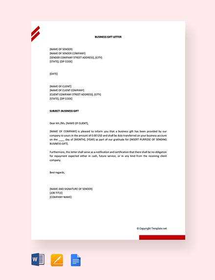 gift letter template pdf