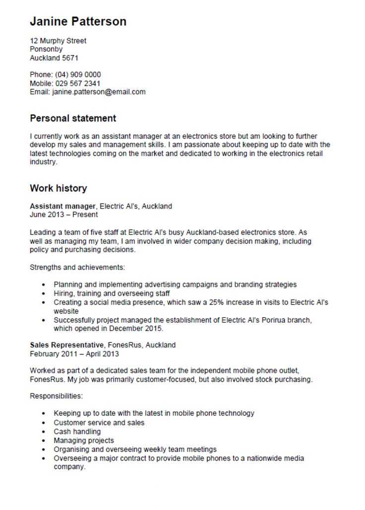 curriculum vitae cover letter template