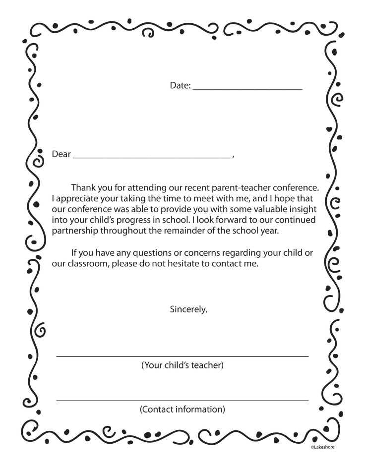 in a million words or less parent letter template