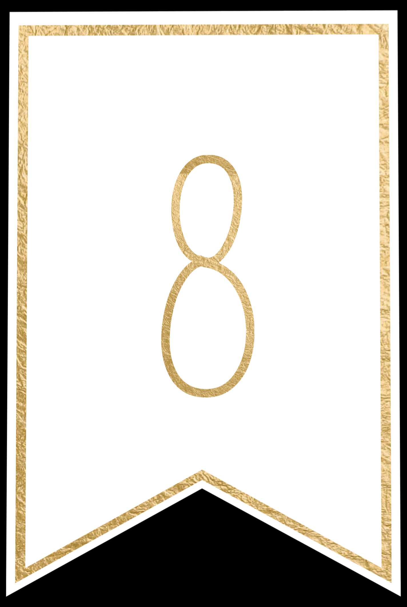 gold letter template