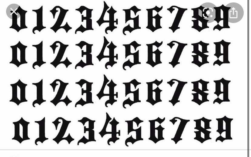 gothic letter templates