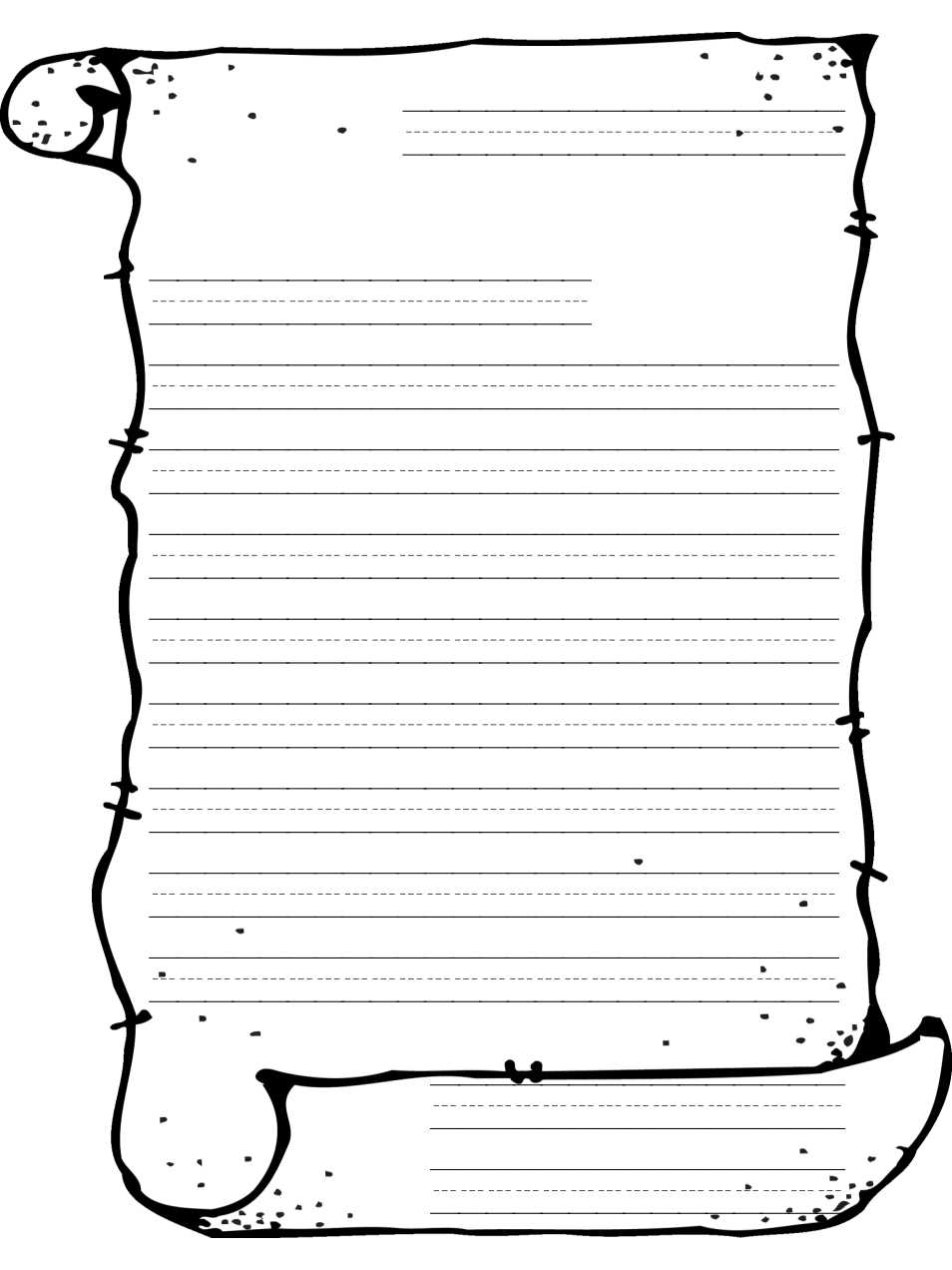 letter drawing templates
