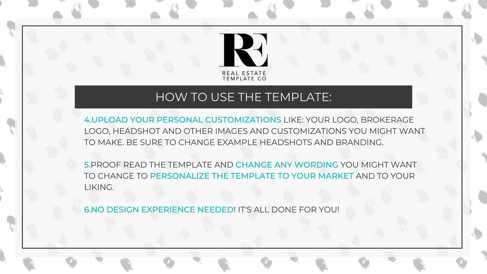 realtor letter templates