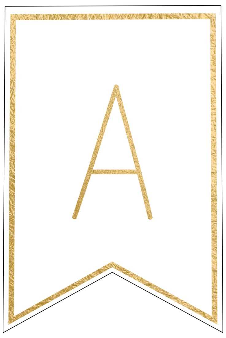 banner letter template