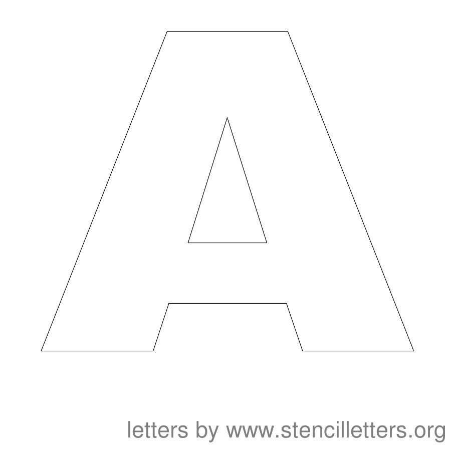 free printable capital letter templates