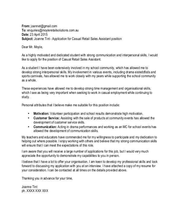 cover letter template for customer service representative