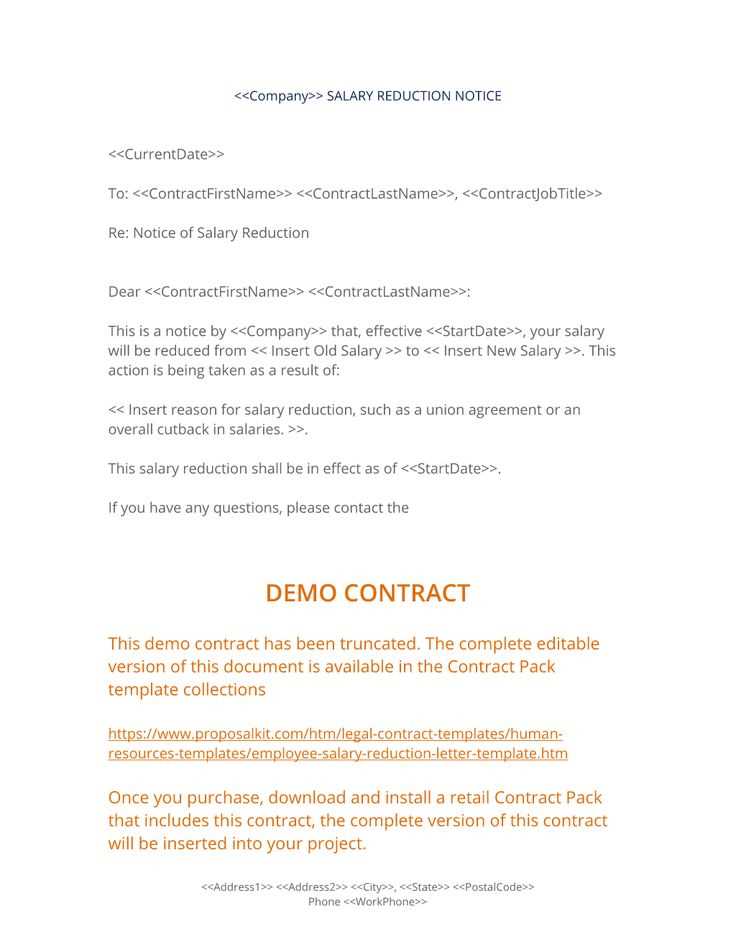 voluntary demotion letter template