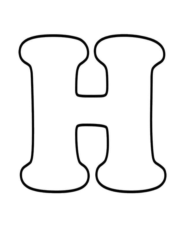 h letter template