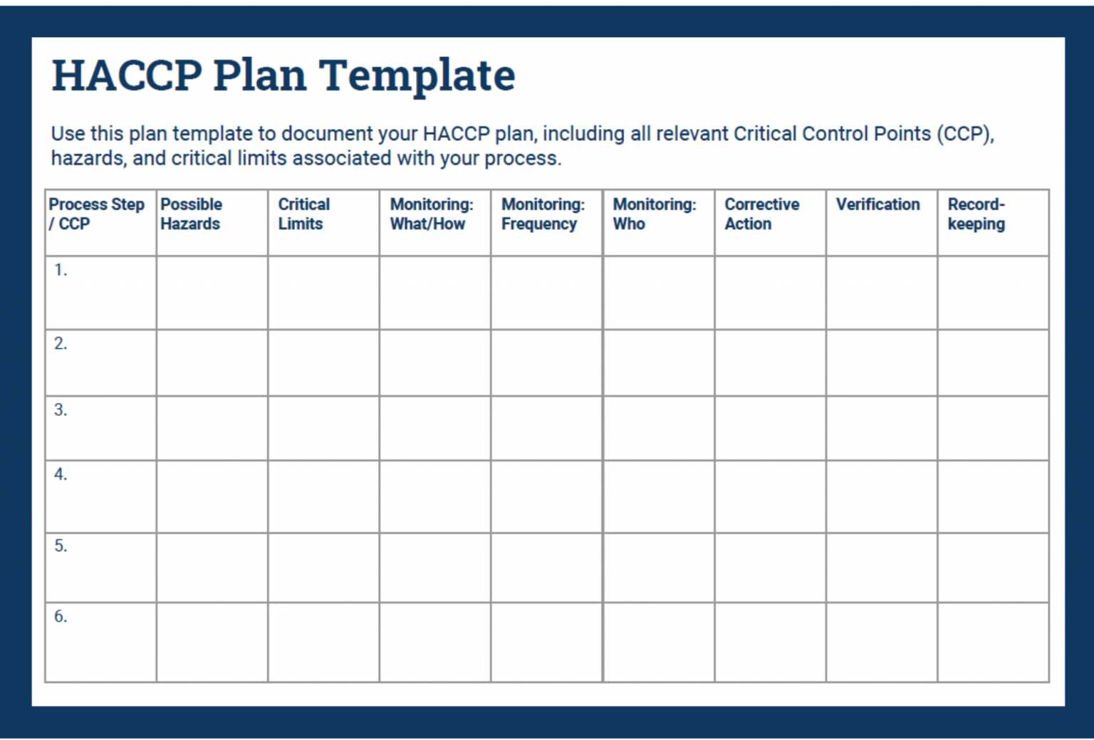 haccp letter of guarantee template