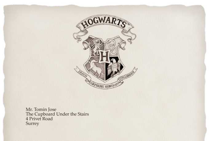 harry potter hogwarts letter template