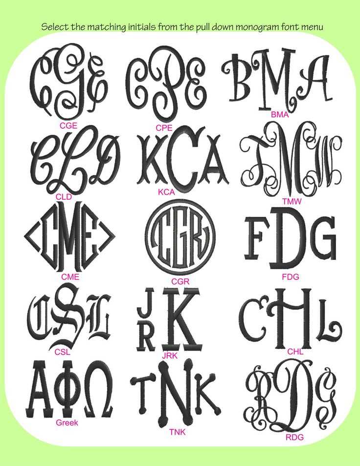 printable monogram letter template