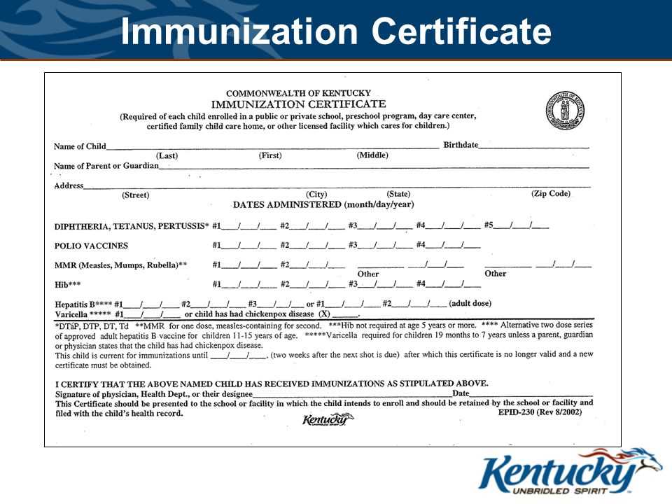 vaccination letter template