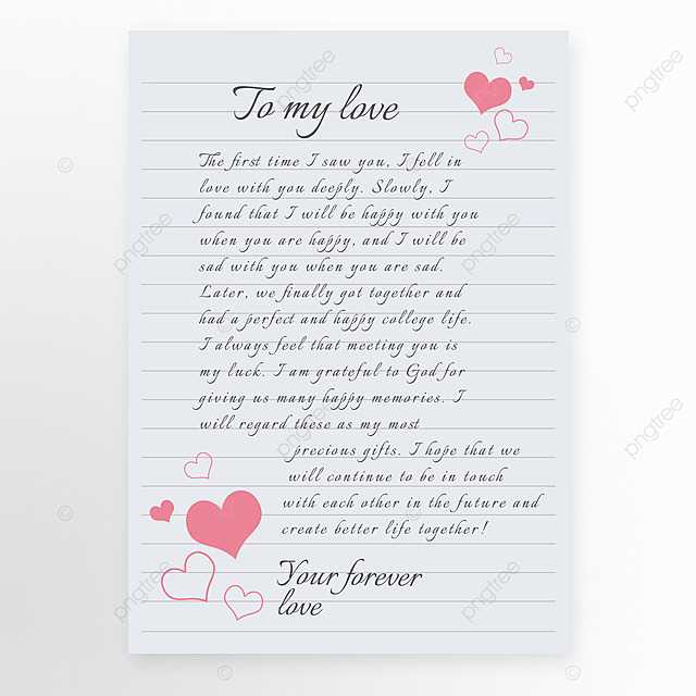 love letter template download