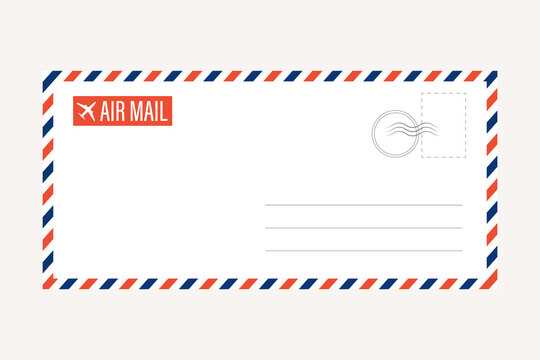 mail letter envelope template