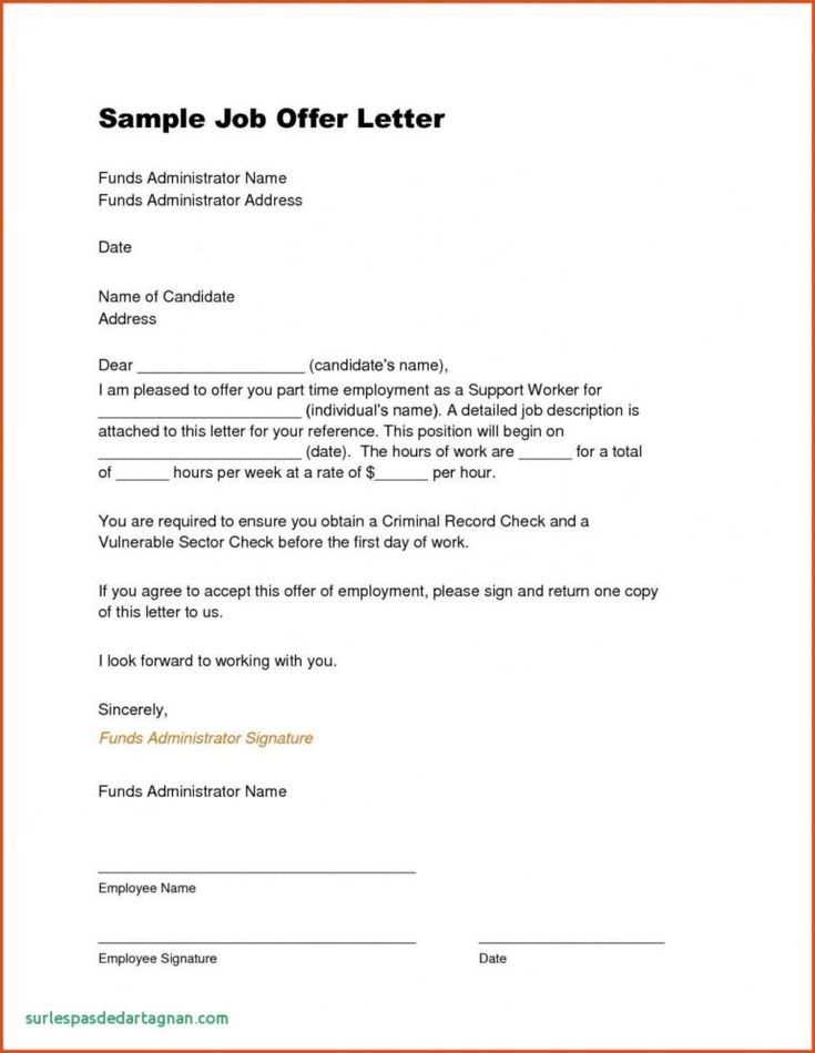 hiring letter template