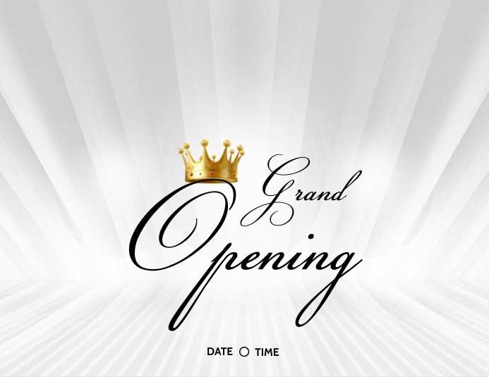 grand opening letter template