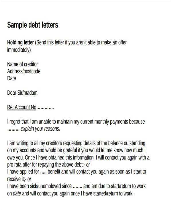 609 letter template for late payments