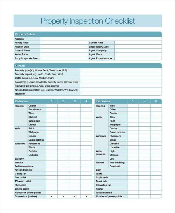 home inspection letter template