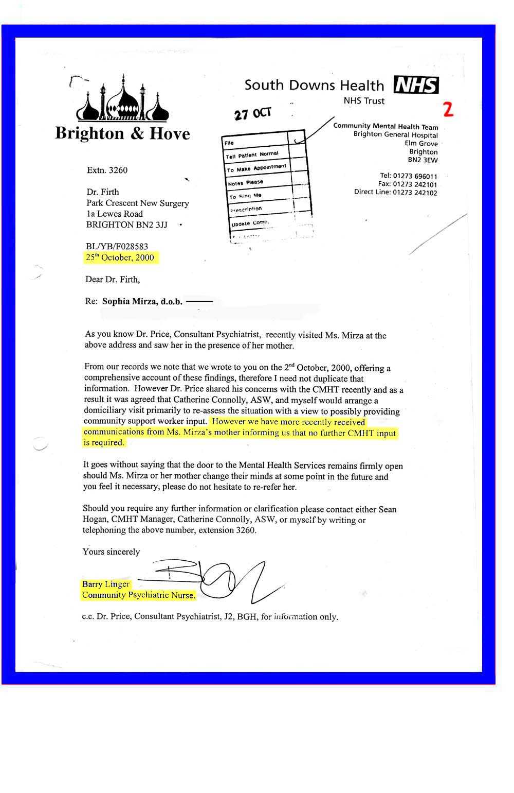 hospital medical negligence complaint letter template