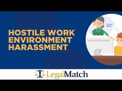 hostile work environment letter template