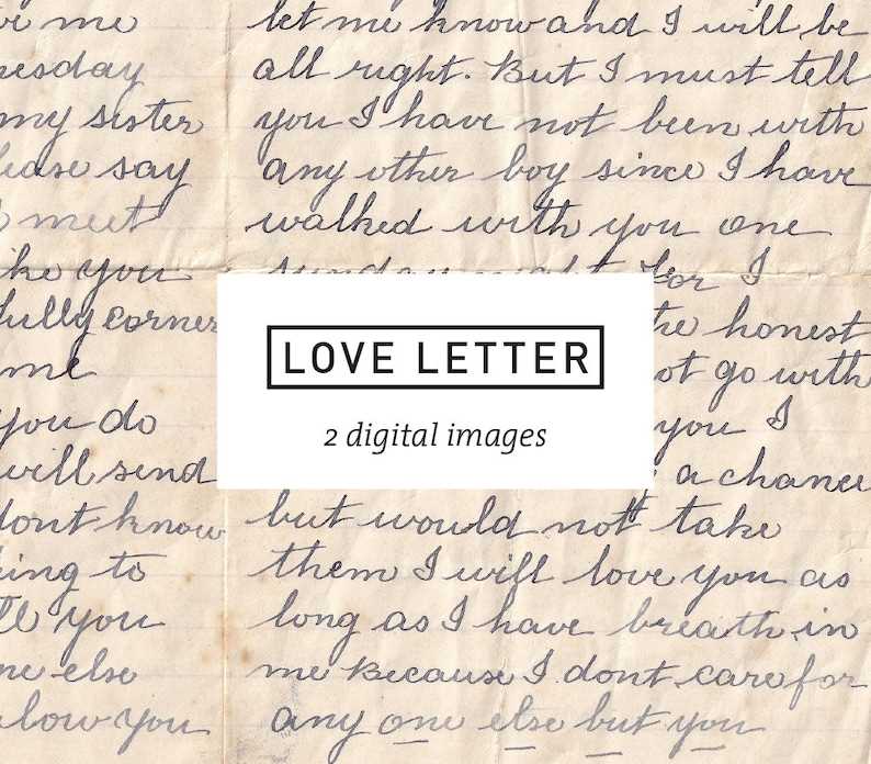 house love letter template