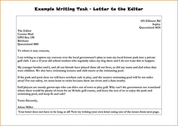 how to write a letter to a senator template