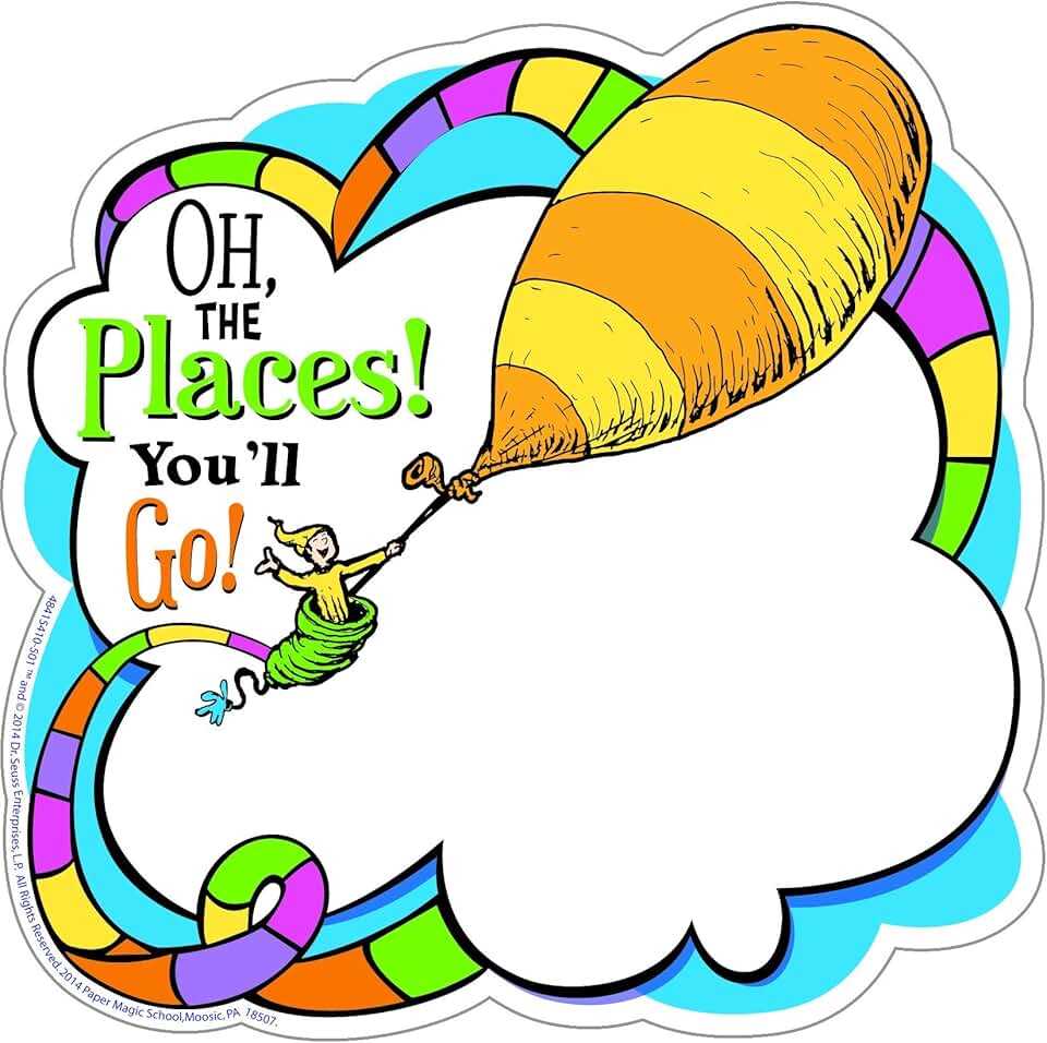 oh the places youll go letter template