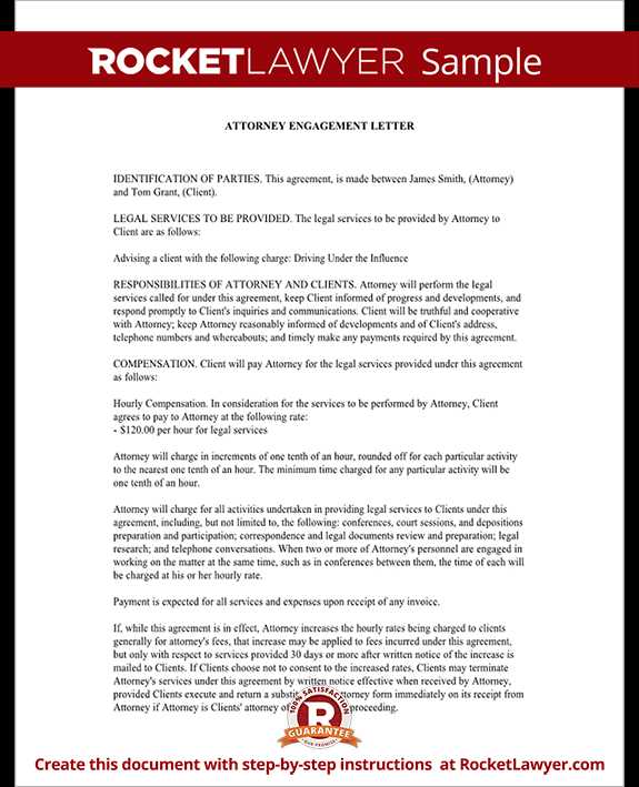 client letter template law