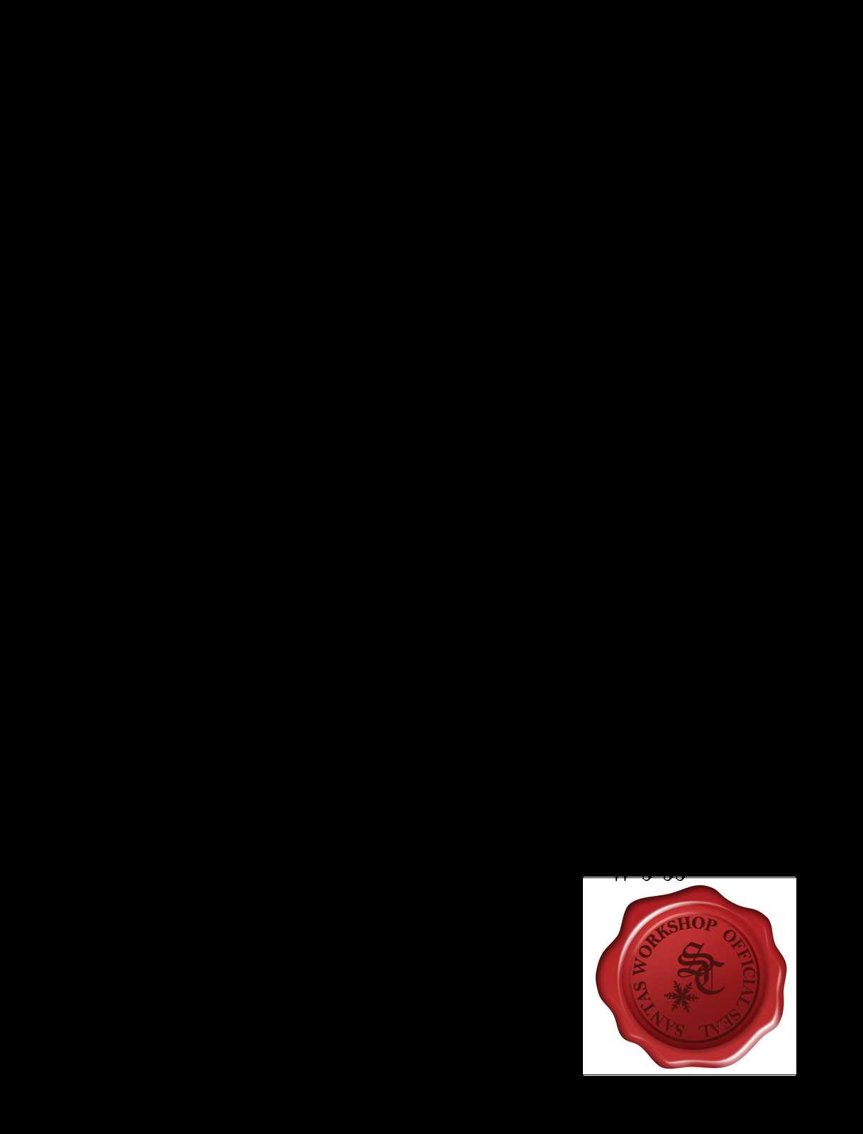 free printable letter from santa claus template