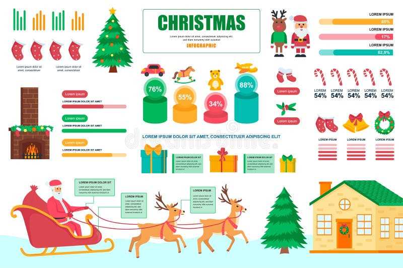 infographic christmas letter template