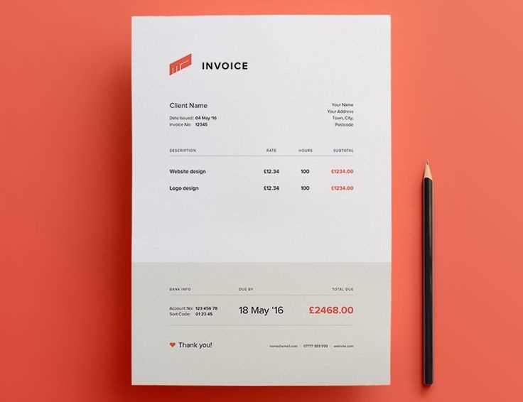 invoice letter template free