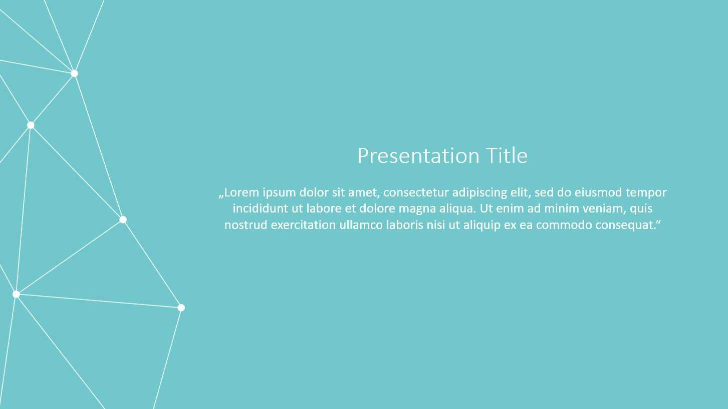 powerpoint template letter