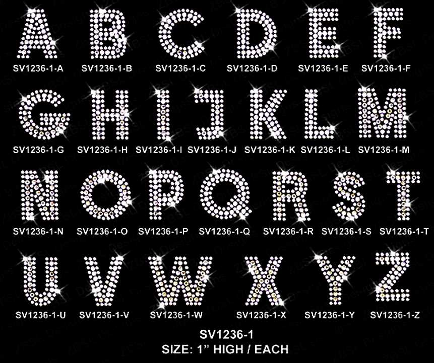 iron on letter templates