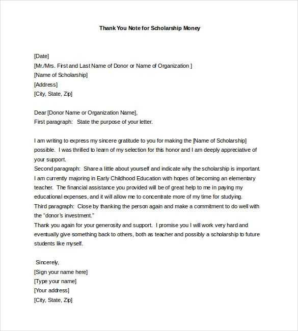 thank you teacher letter template