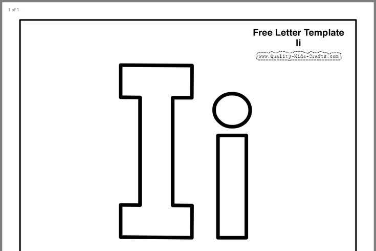 letter template printable